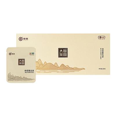 中茶寿眉紧压茶200g独立茶包白茶