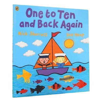 现货 英文原版绘本 One to Ten and Back Again 数数 儿童英语启蒙图画书 名家Nick Sharratt 作品 平装大开本