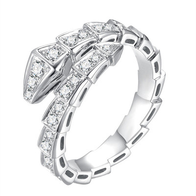 热卖网红同款窄版蛇形戒指