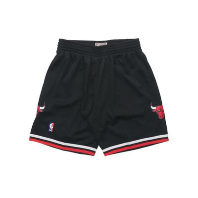 Mitchell&NessNBA官方正品男子公牛队Swingman系列运动短裤