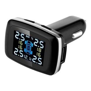 无线胎压监测器内外置点烟器式高精度轮胎侦测器tpms语音侦测