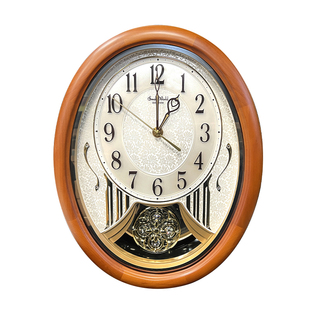 丽声客厅钟表挂钟家用2025新款高端大气轻奢高级感餐厅日本进口