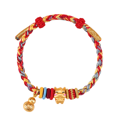 金泉华十二生肖本命年红绳转运五彩手绳编织绳纯手工男女手链手串