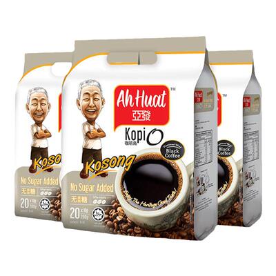 亚发马来西亚袋泡黑咖啡含糖