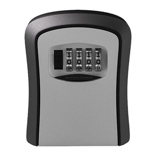 免打孔装修钥匙盒密码盒子门口家用防盗门收纳箱带钥匙户外挂式