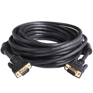 CYK vga线3+9电脑与台式主机连接线高清投影仪显示器线工程线15米