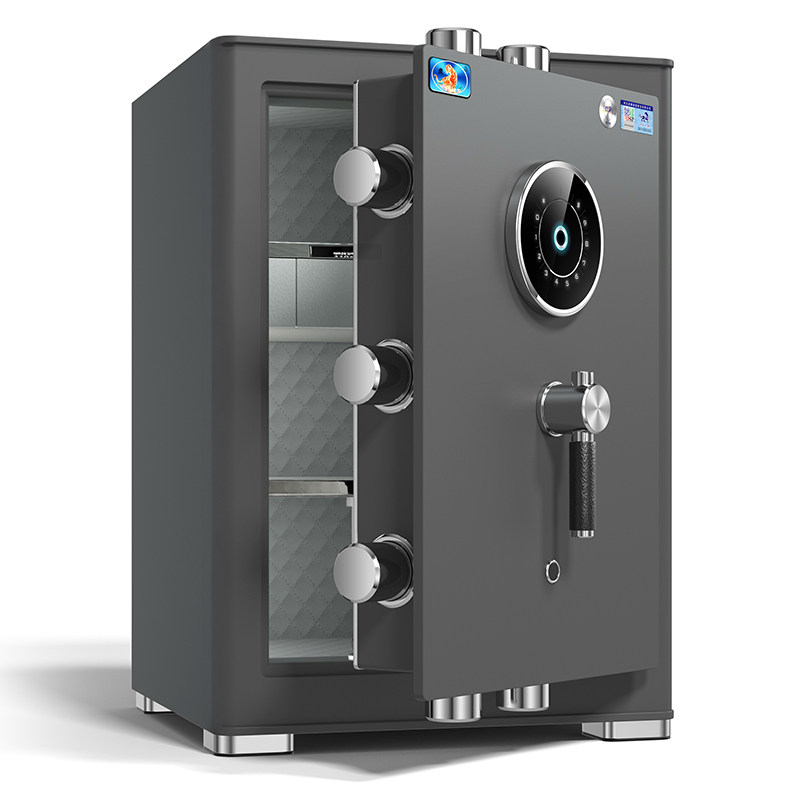 虎牌保险柜家用小型2026新款国标CSP认证C级锁芯全钢防盗指纹密码保险箱入衣柜可固定办公室入墙45/60/80