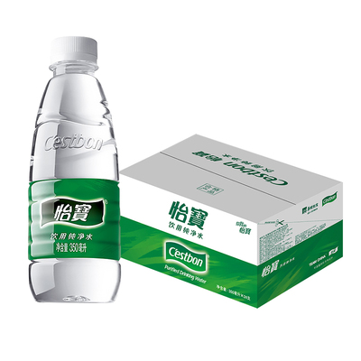 怡宝饮用纯净水350ml*24瓶*2箱