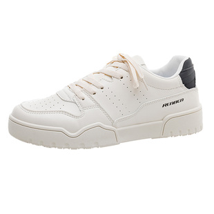 人本板鞋男款2025新款春秋季百搭运动男士休闲鞋子厚底增高小白鞋