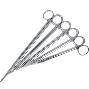 上海金钟综合组织剪医用不锈钢弯圆剪16/18/25cm外科手术组织剪刀