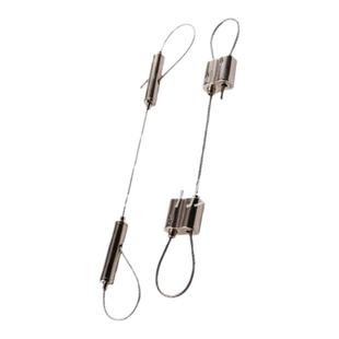 快速不锈钢钢丝绳锁线器防掉绳安全绳双向锁线器钢丝绳伸缩自锁器