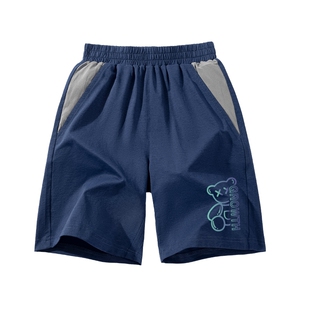 真维斯儿童速干裤男童短裤夏季薄款2026新款运动裤子中大童五分裤