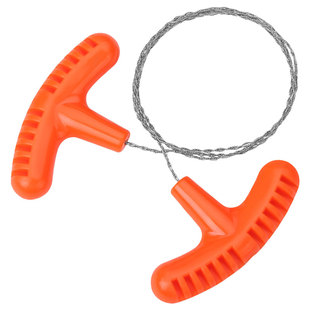 加粗不锈钢线锯钢丝锯子割水草锯树手拉钢锯户外求生绳锯锯木神器