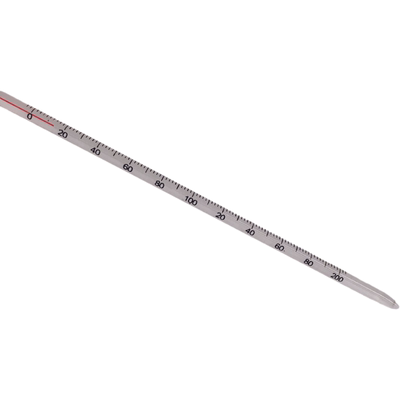 30厘米红水水银玻璃棒温度计水温