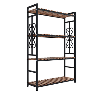 实木室外防水防腐花架多层阳台客厅玄关置物架花店花盆架橱窗展架