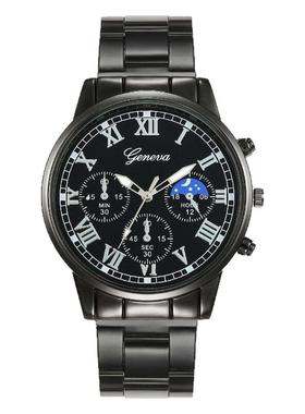 圣诞节送男友送老公礼物帅气时尚十字架项链男款痞帅不掉色毛衣链