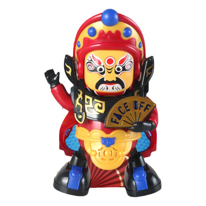 川剧变脸娃娃电动正版儿童变脸玩偶京剧脸谱国粹文化抬头练习自动