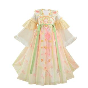 汉服女童2025新款冬新年服装唐装冬装新中式拜年服儿童古装过年服