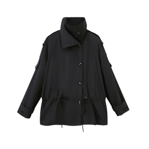 DIDDIMODA拼接外套/抽绳风衣/牛仔裤