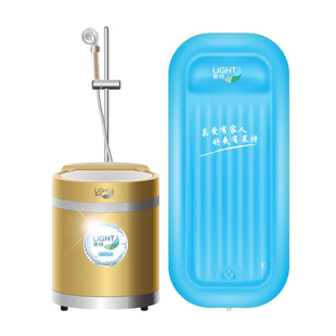 洗澡床充气浴缸沐浴槽神器卧床失能老人专用淋浴床残疾人行动不便