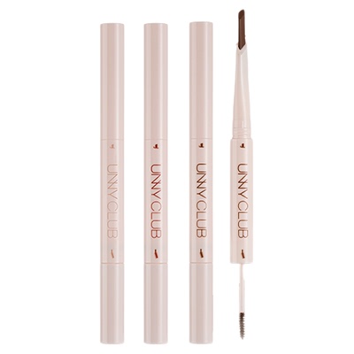 UNNY双头眉笔粉棕染眉膏双效自然