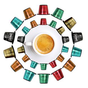 Romaunt胶囊咖啡组合100粒意式浓缩特浓 可适配nespresso胶囊机