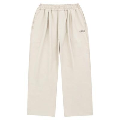 XXZXX潮牌浅色宽松直筒卫裤