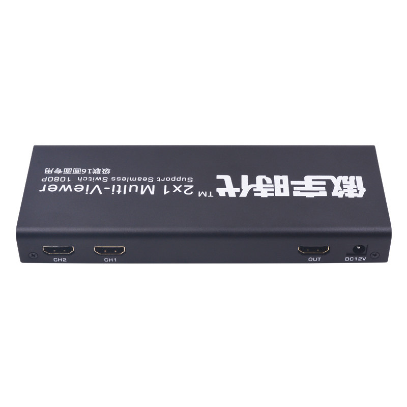 HDMI分屏器2进1出切换器2口dnf地下城搬砖分割器级联8开16开专用