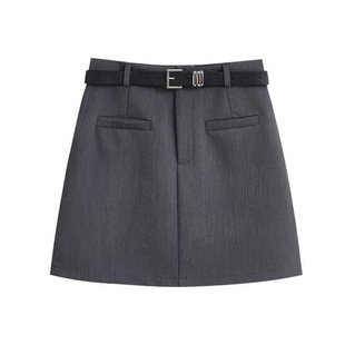 大码西装裙半身裙女高腰显瘦包臂裙短裙气质A字裙半裙胖mm夏裙子