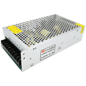 LED开关电源5V 40A 200W门头屏走字屏显示屏冲孔发光字电源5V40A