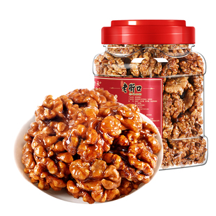 老街口-纸皮琥珀核桃仁400g罐装果仁坚果炒货零食罐装整仁大颗年
