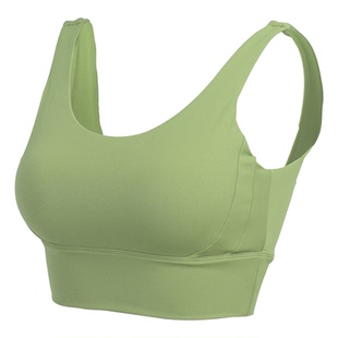 dcw一体式运动内衣女可外穿防震跑步健身背心高强度美背瑜伽文胸