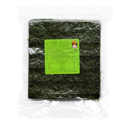 雅玛珂小浅寿司专用50枚紫菜海苔