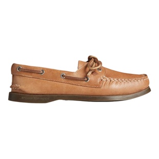 美国SPERRY头层牛皮防水吸汗轻便原始经典款帆船鞋女休闲皮鞋真皮