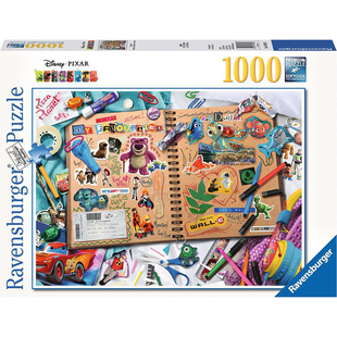 睿思Ravensburger皮克斯剪贴画迪士尼1000片德国进口拼图益智玩具
