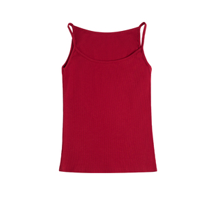 【现货】DaqianwithU 两穿气质一字领休闲U领显瘦打底百搭背心