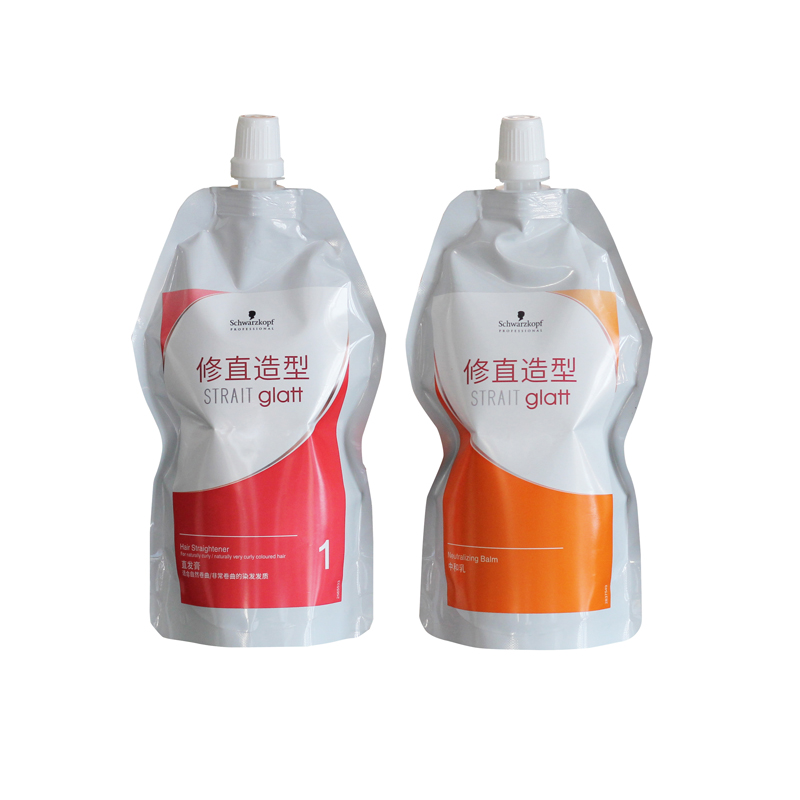 施華蔻直發(fā)膏離子燙定型頭發(fā)軟化劑免夾柔順劑洗直藥水梳直拉直膏