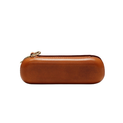 真皮眼镜盒牛皮便携近视墨镜盒