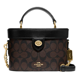 【自营】COACH/蔻驰奥莱款女士盒子包GEORGIE腋下单肩手提包CBQ35