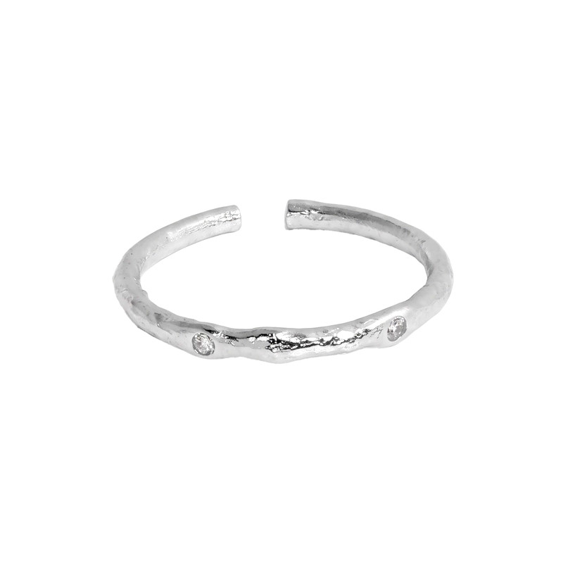 TIRAJewelry腐蚀肌理开口戒