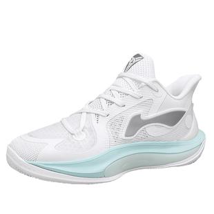 音速11篮球鞋云雾白低帮男学生儿童鞋新款透气耐磨实战体育运动鞋