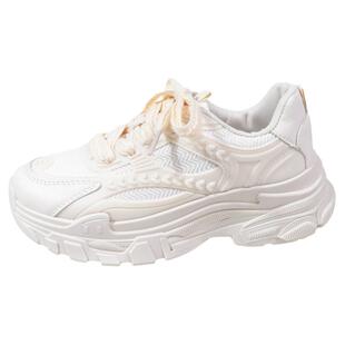 厚底增高老爹鞋女ins潮2024年春秋新款时尚百搭高级感休闲运动鞋