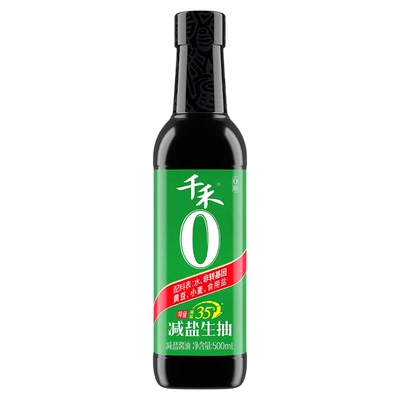 千禾0添加生抽酱油500ml