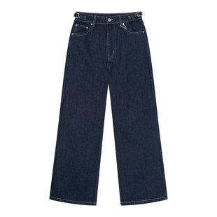 GOODLIVEABLE 14.5oz美国康龙微宽松直筒牛仔裤美式洗水休闲裤潮