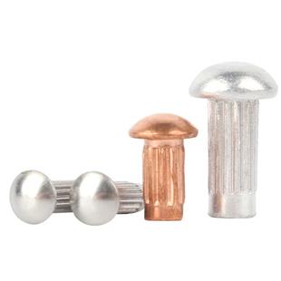 铝标牌铆钉GB827不锈钢滚花铝铆钉铜铭牌商标实心铆钉M2M2.5M3M4