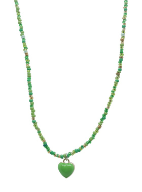 夏日活力彩色串珠叠戴项链