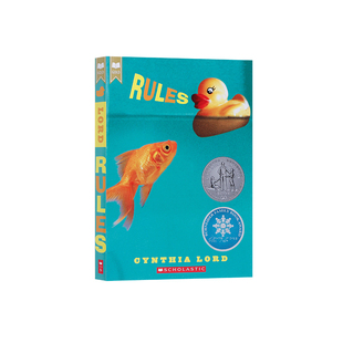 英文原版Rules 大卫的规则 2007年纽伯瑞银奖 学乐金奖 自闭症家庭生活故事小说 青少年英语课外阅读章节文学Scholastic Gold