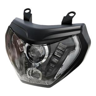 适用雅马哈MT09 MT-09 FZ09 14-16年改装LED前大灯总成 前车头灯
