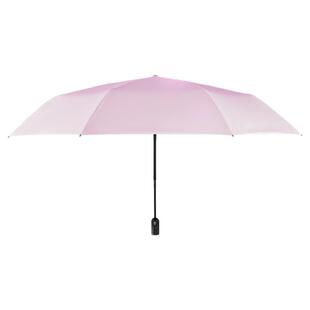 kobold黑胶遮阳伞可旋转自动伞防晒紫外线手动三折女士小巧晴雨伞