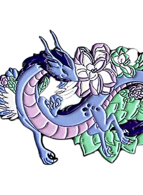 鲜花百搭情侣防走光饰品别针